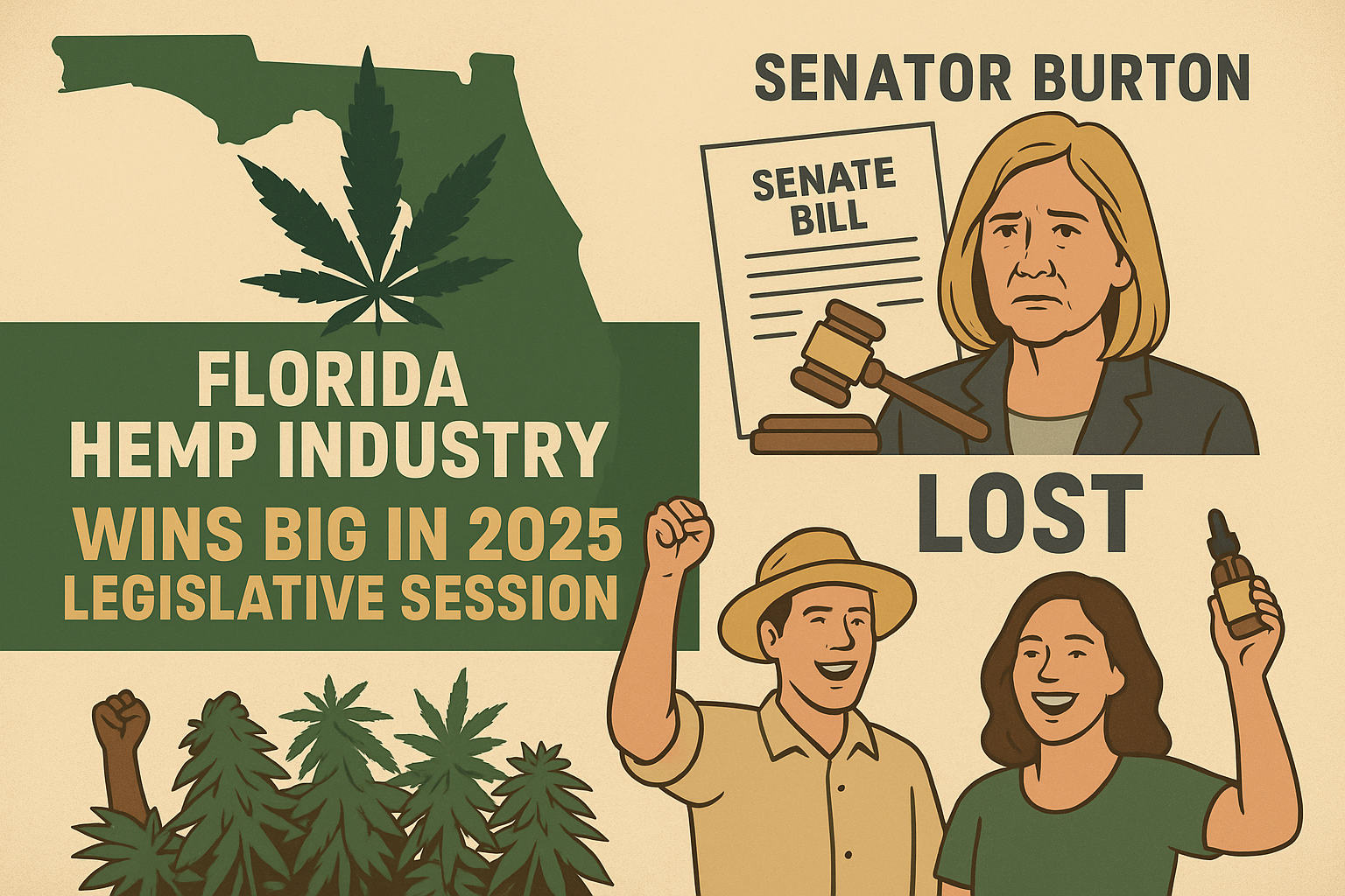 Florida Hemp Industry Wins Big in 2025 Legislative Session: A Victory for Innovation, Small Business, and Common Sense