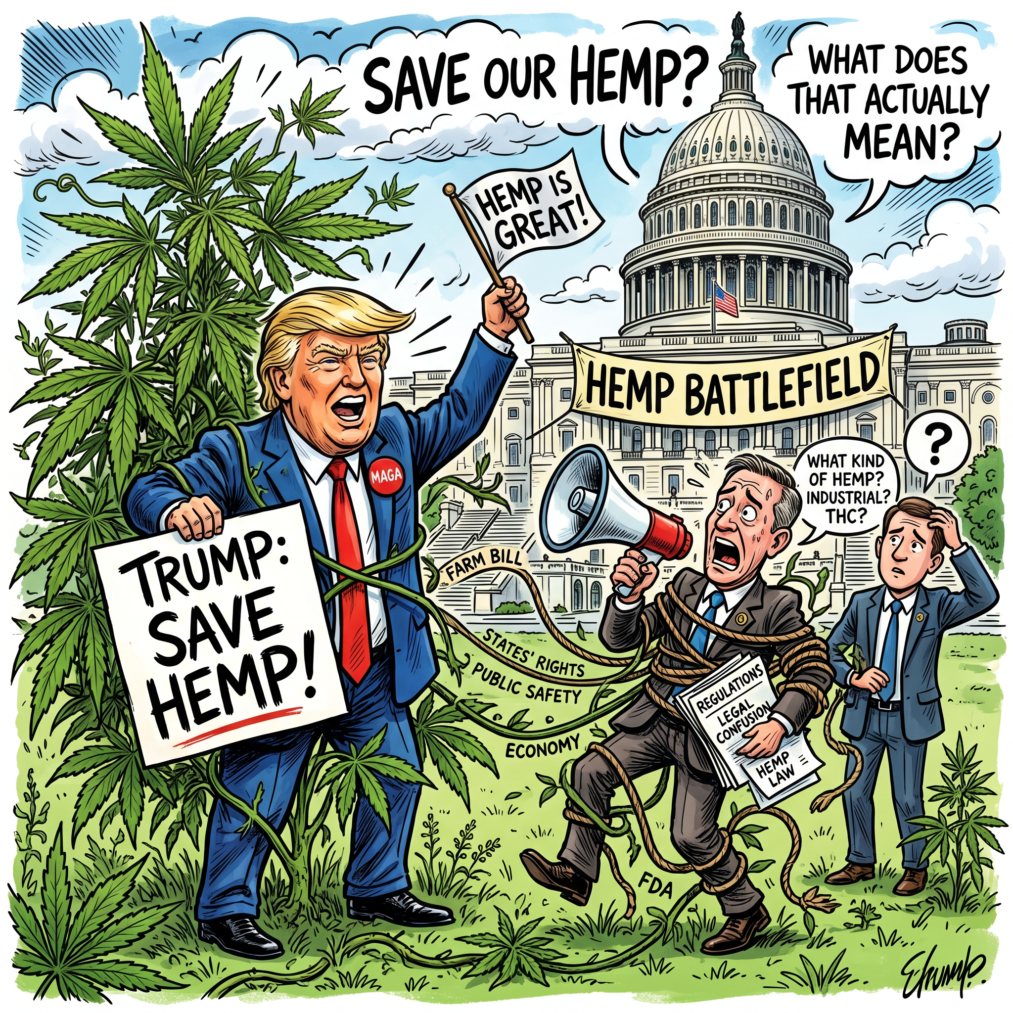 Trump Calls on Congress to Save Hemp — But What Does That Actually Mean?
