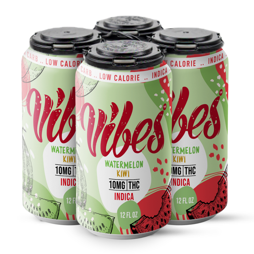 Vibes THC Drink - Watermelon Kiwi