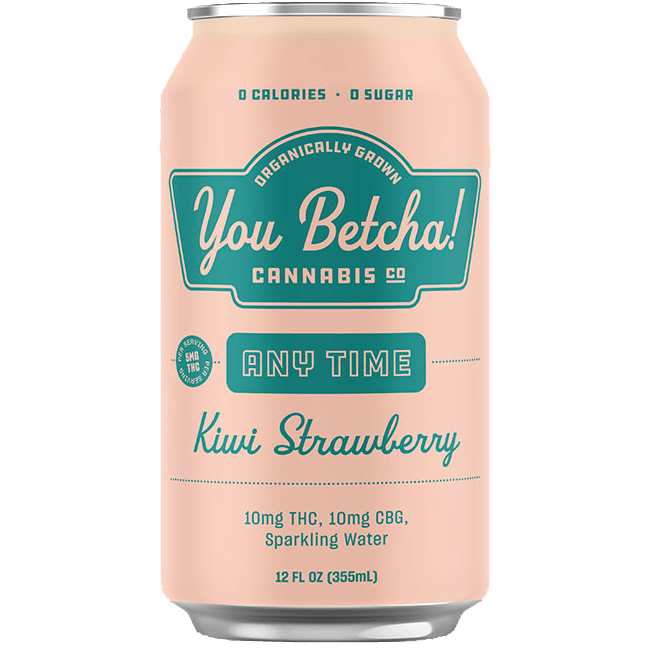 Any Time Seltzer – 4 pack 10mg THC and 10mg CBG | Nothing But Hemp