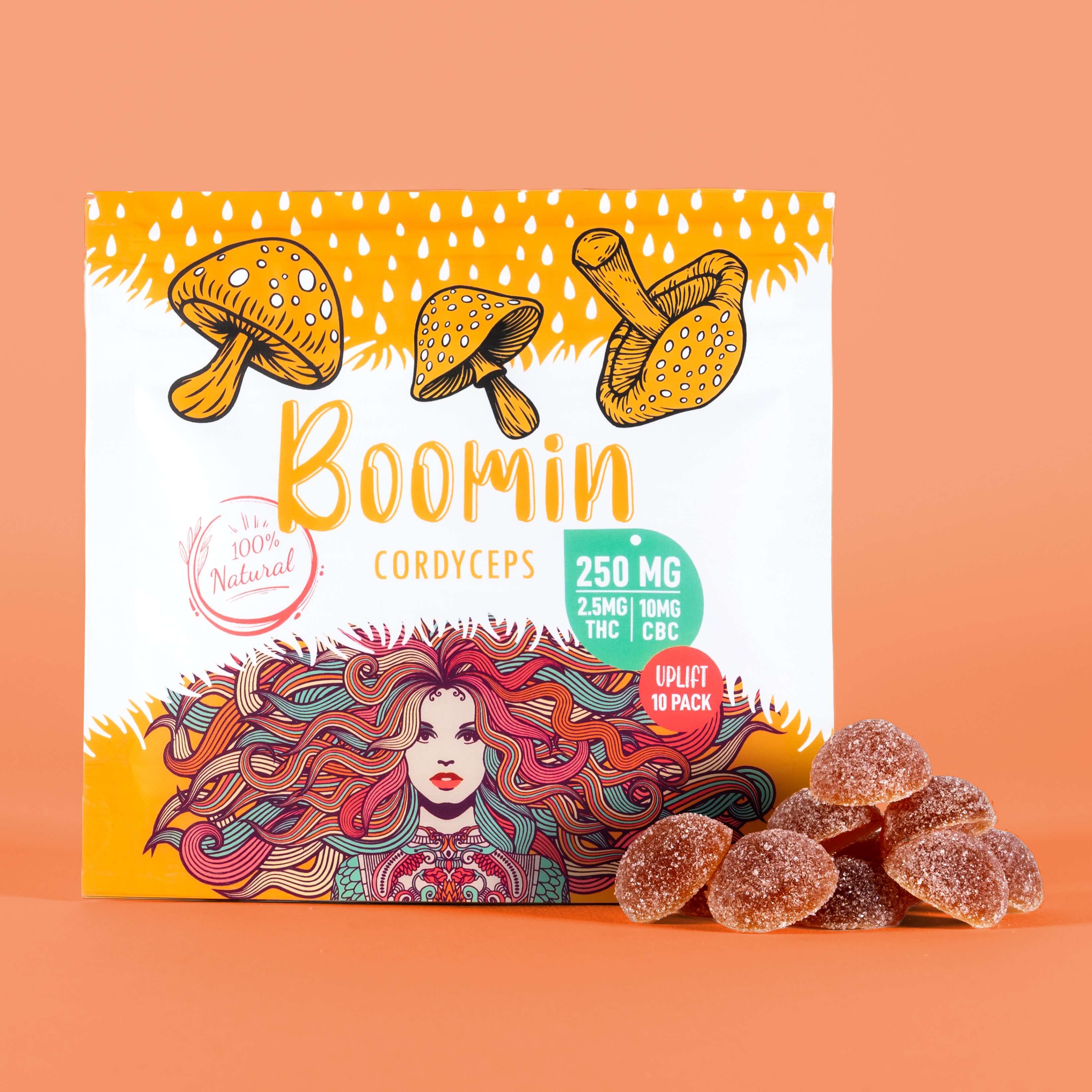 Cordyceps Mushrooms Gummies with THC+CBC