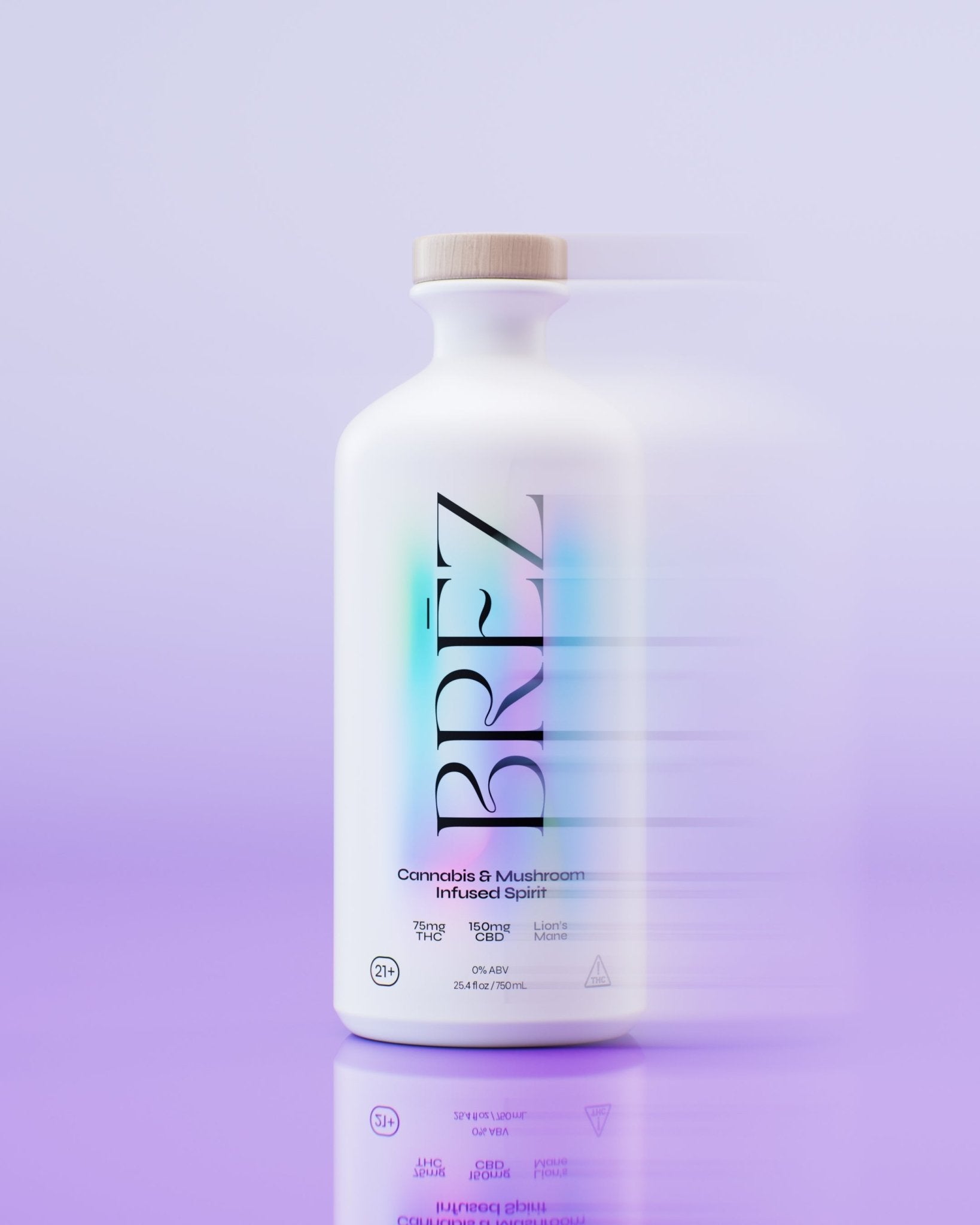 BRĒZ Spirit – Non-Alcoholic THC Beverage (750ml Bottle)