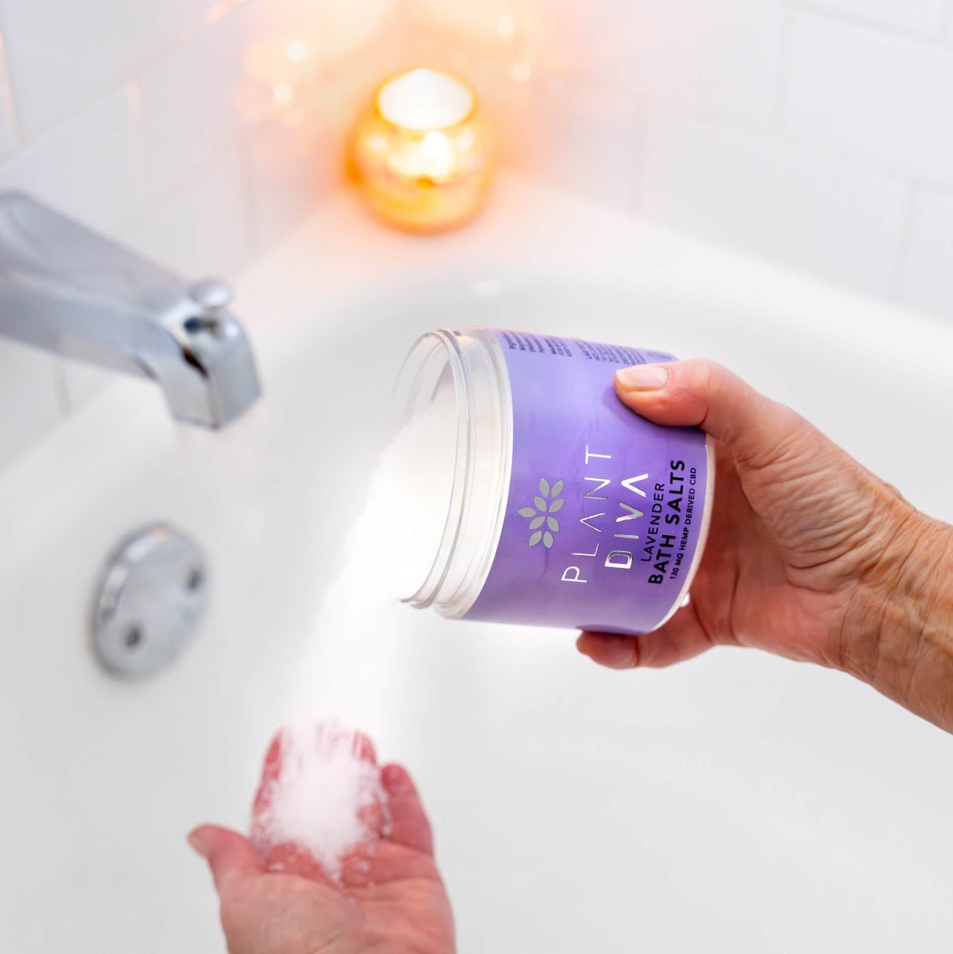 CBD Bath Salts 130mg - Lavender