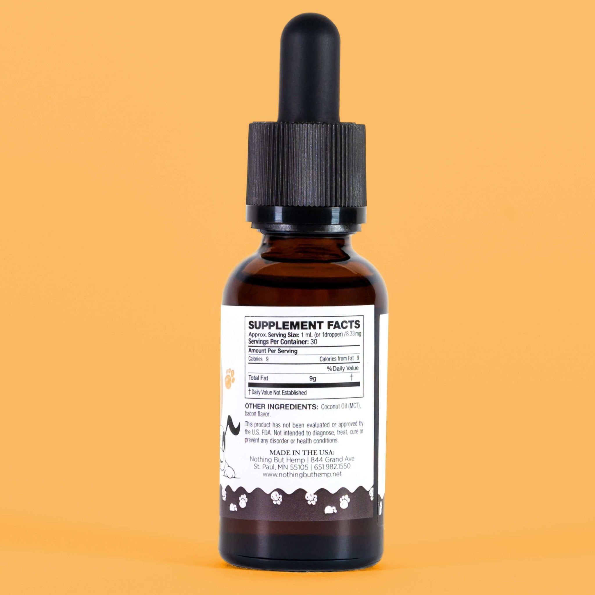 Hemp Paws CBD Pet Tincture – 250mg Hemp Extract (1oz)