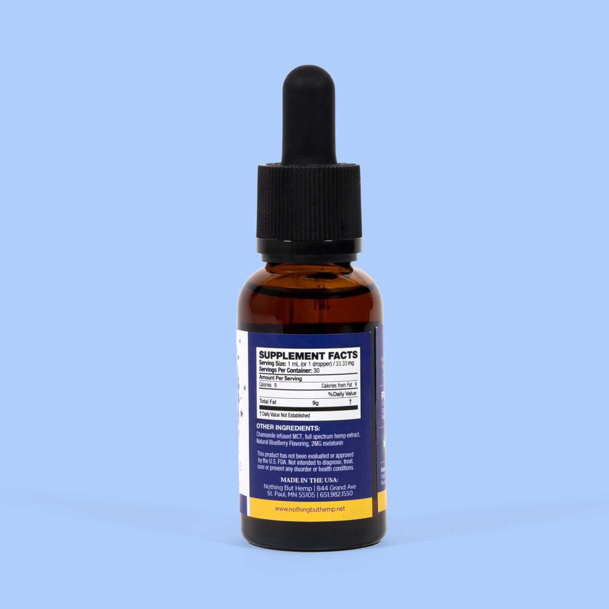 CBD Sleep Tincture with Chamomile + Melatonin