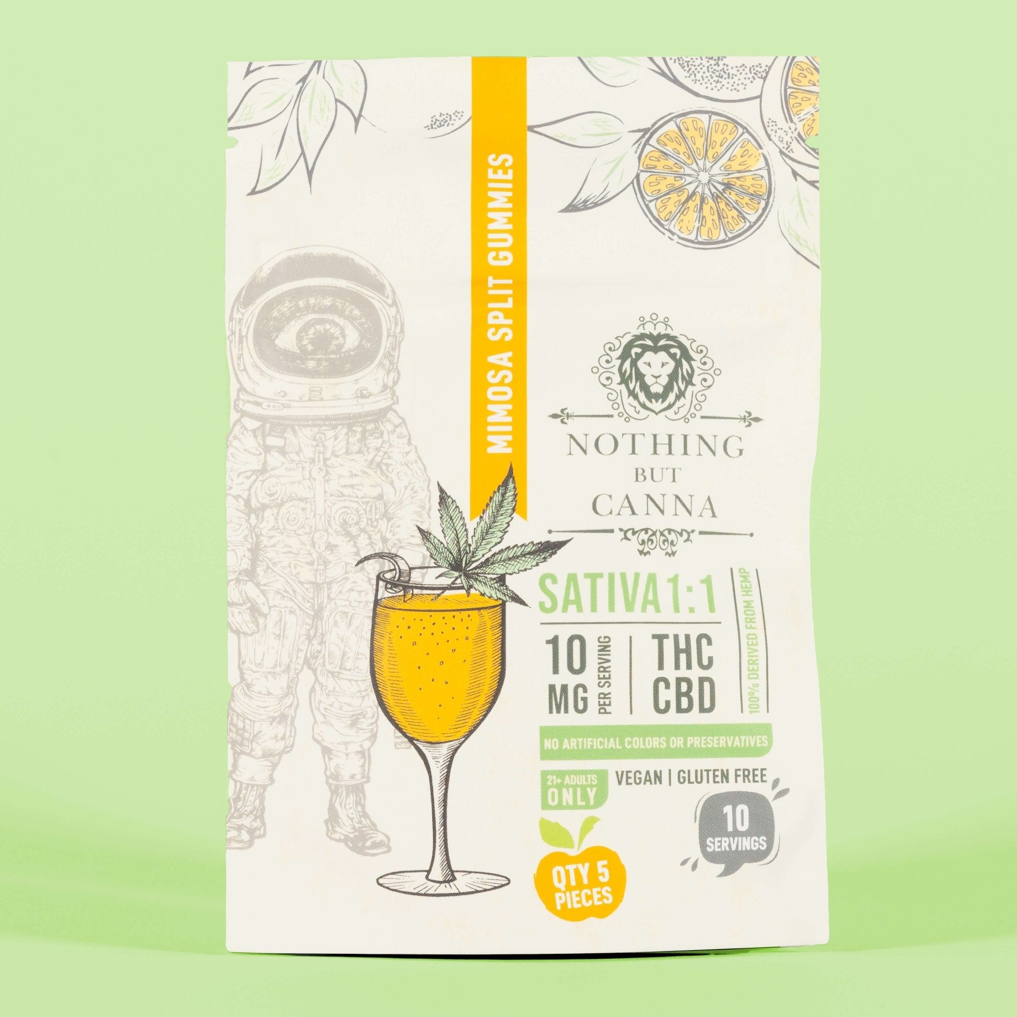 CBD+THC Gummies - Sativa - Mimosa Strain