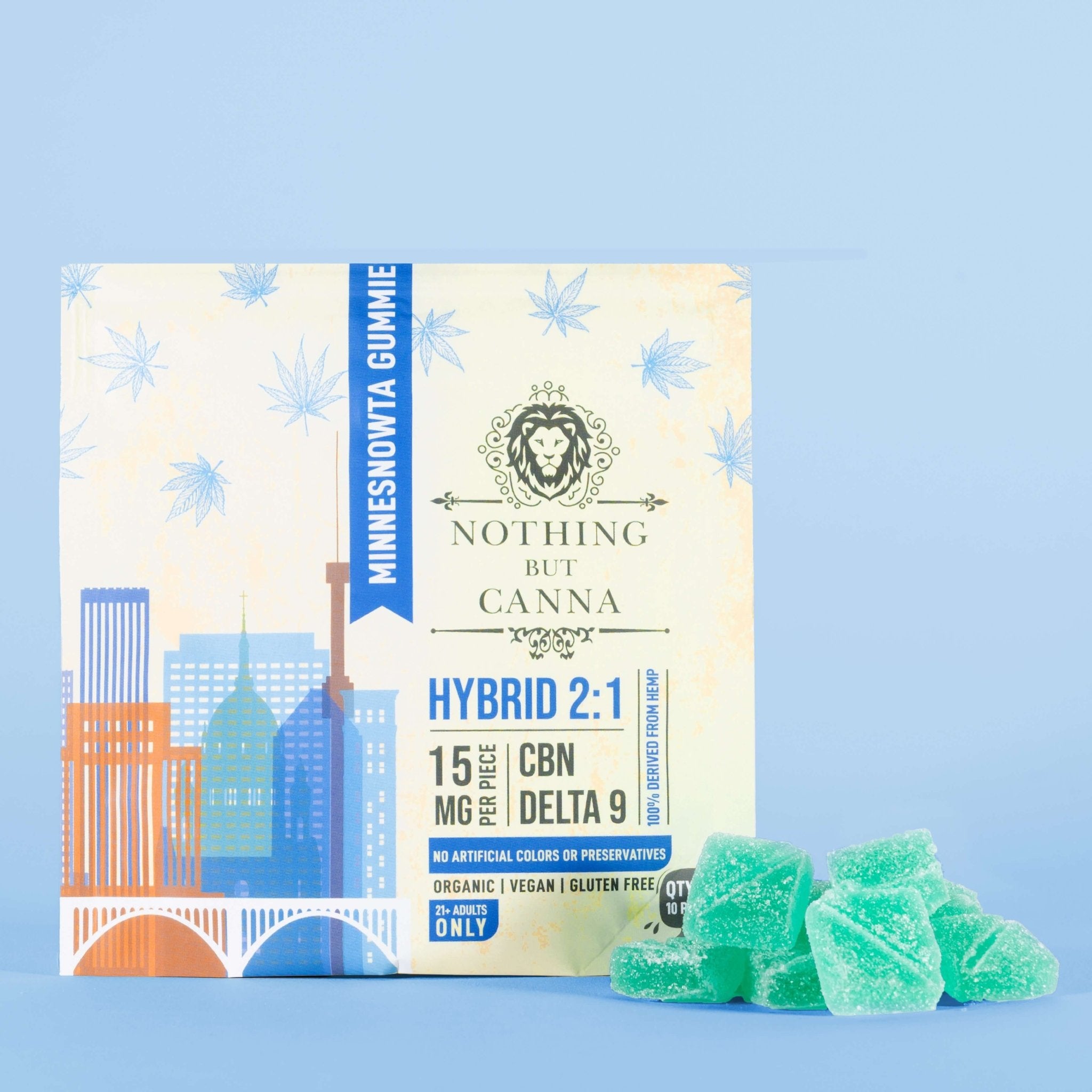CBN+THC Gummies - Hybrid - Minnesnowta | Nothing But Hemp