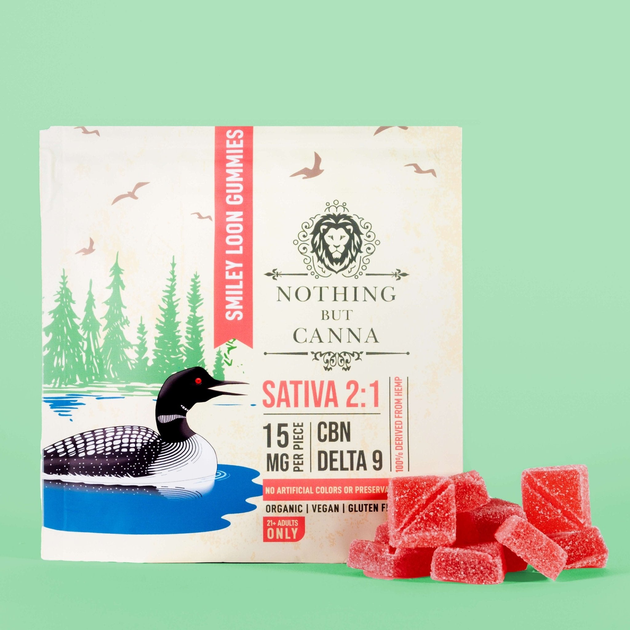 CBN+THC Gummies - Sativa - Smiley Loon