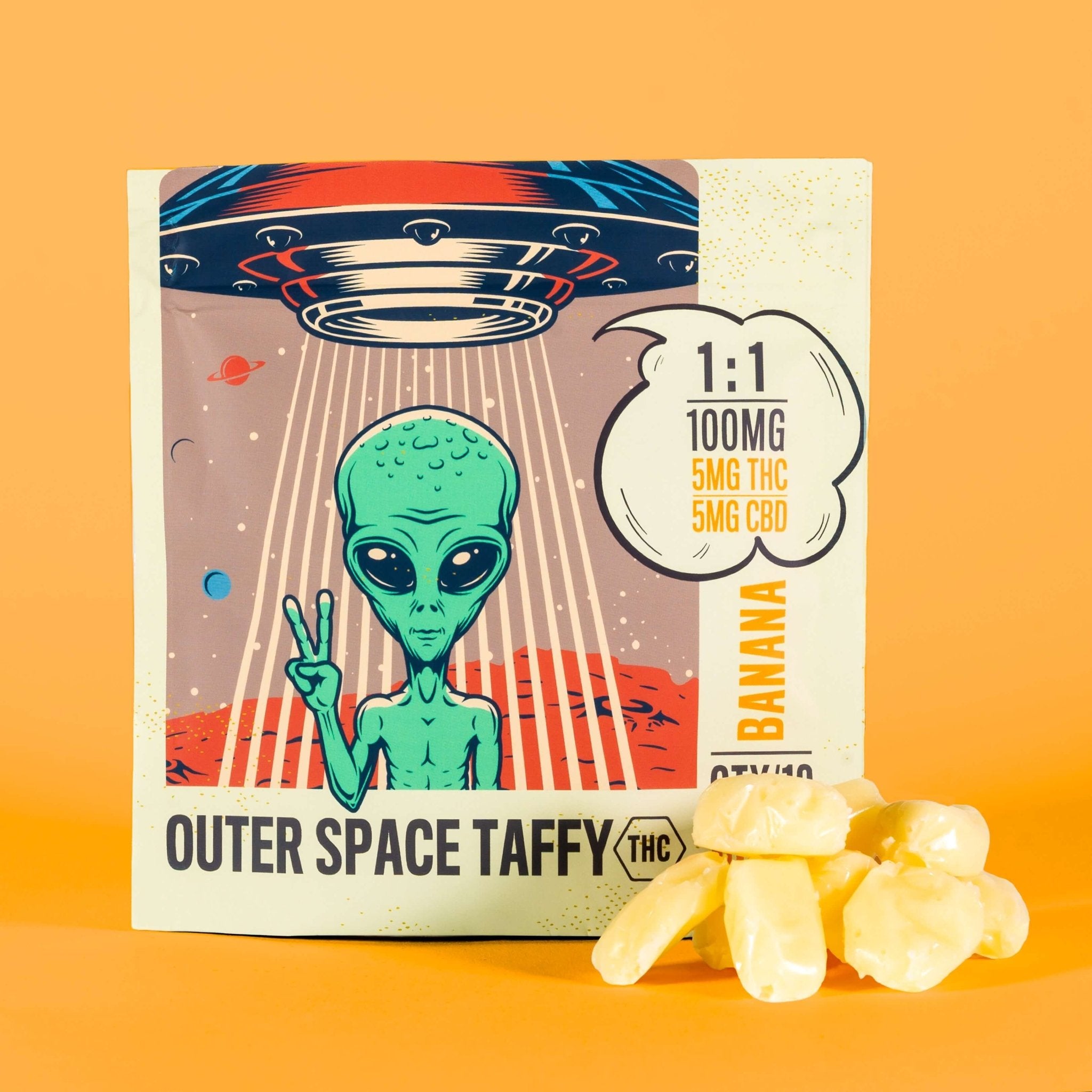 ティート teat マンドラゴラ　チョコバナナ オリカラ Delta 9 THC Taffy - Banana | Nothing But Hemp