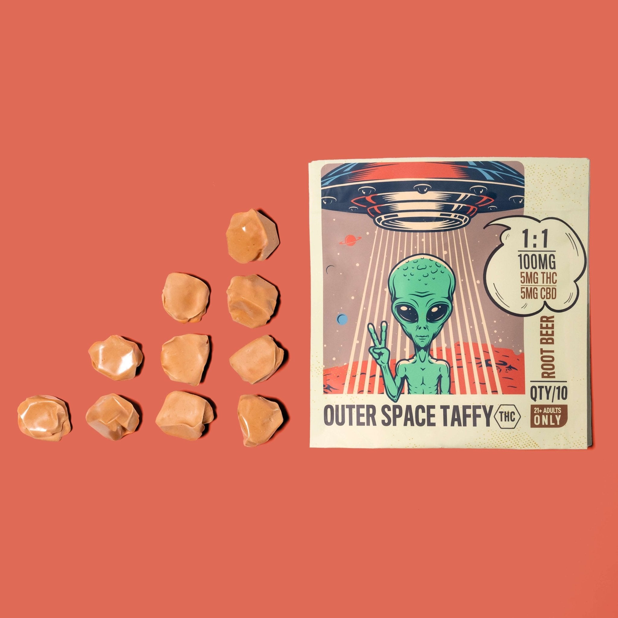 Delta 9 THC Taffy - Root Beer