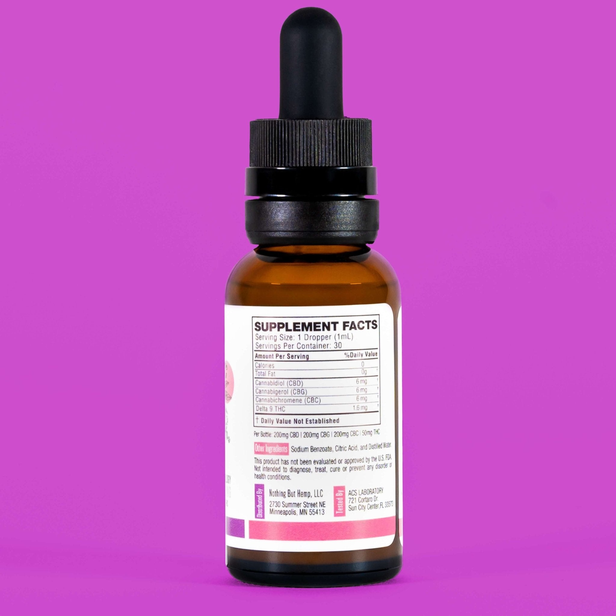 Full Spectrum CBD Tincture 650mg | Beverage Enhancer