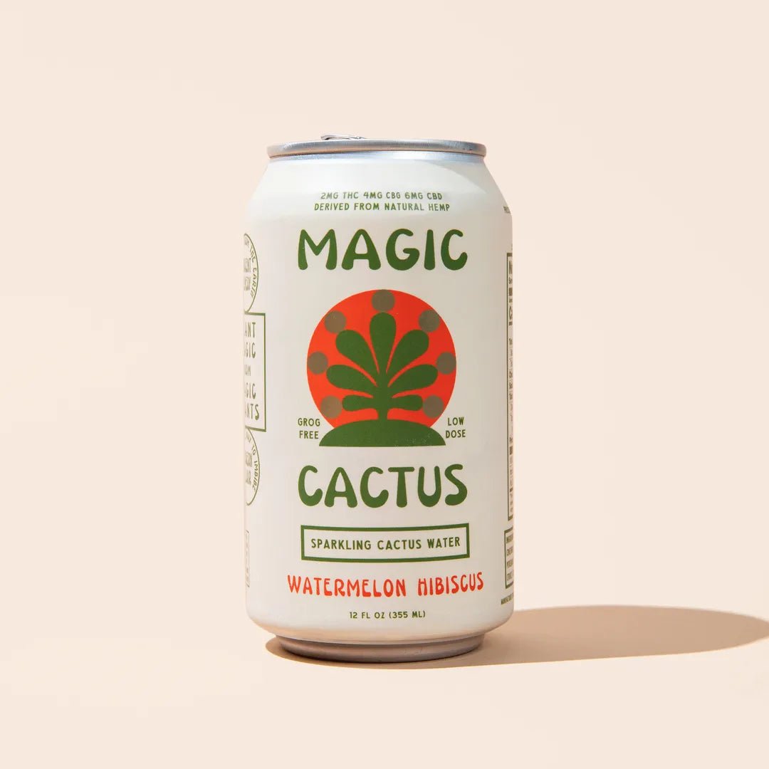 MAGIC CACTUS THC CBG CBD Hemp Drinks - WATERMELON HIBISCUS
