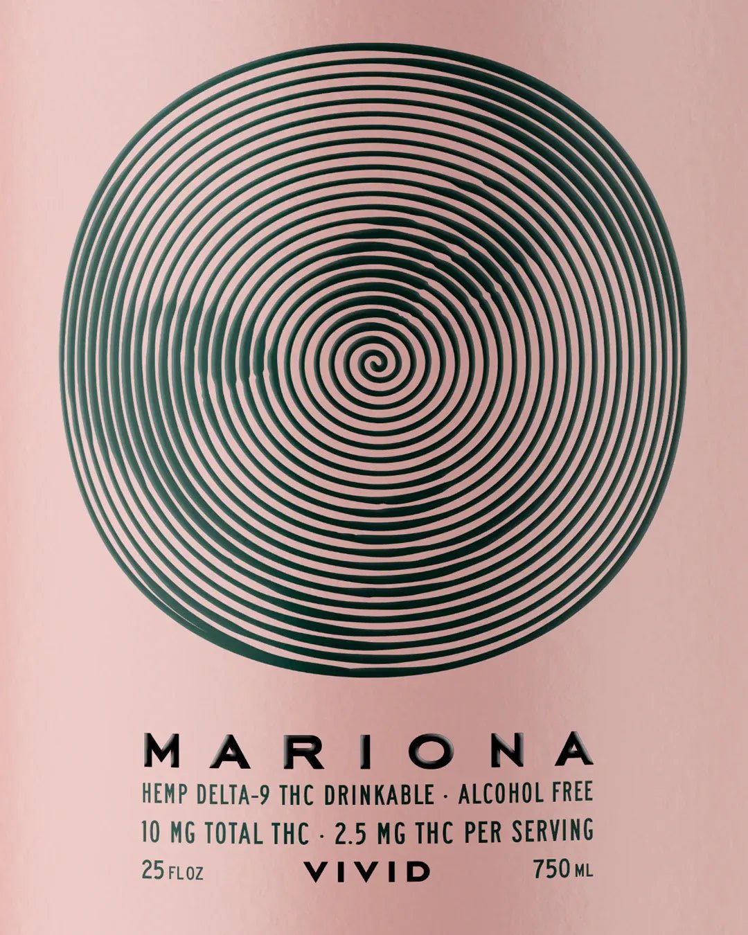 Mariona Vivid | THC-Infused Non-Alcoholic Pink Wine