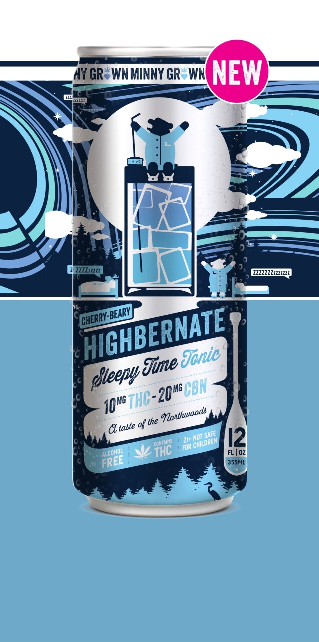 Minny Grown Highbernate Sleepy Time Tonic | 10mg THC + 20mg CBN