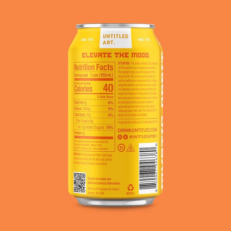 Mystic Orbit Lunar Lemon | THC Soda