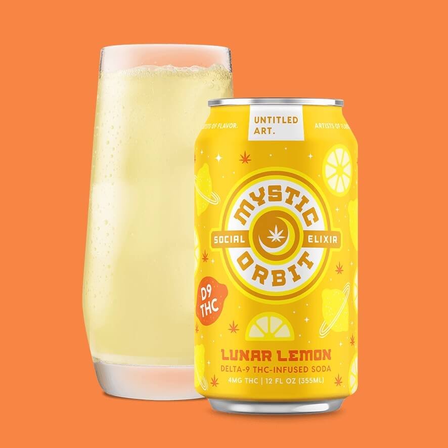 Mystic Orbit Lunar Lemon | THC Soda