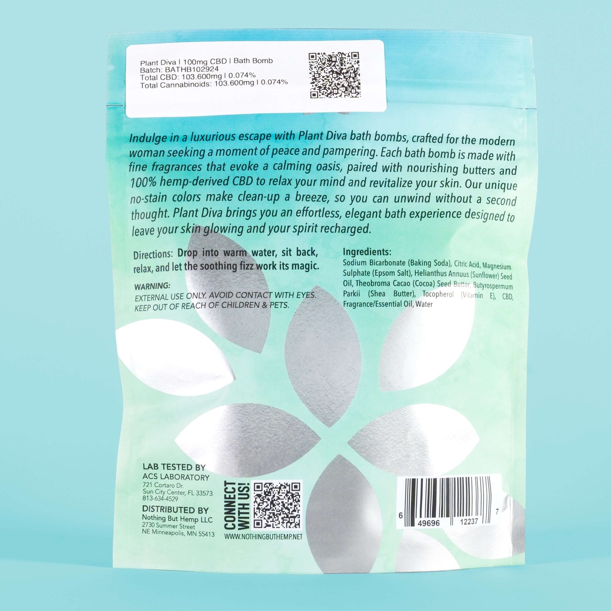 Plant Diva Eucalyptus 100mg Bath Bombs
