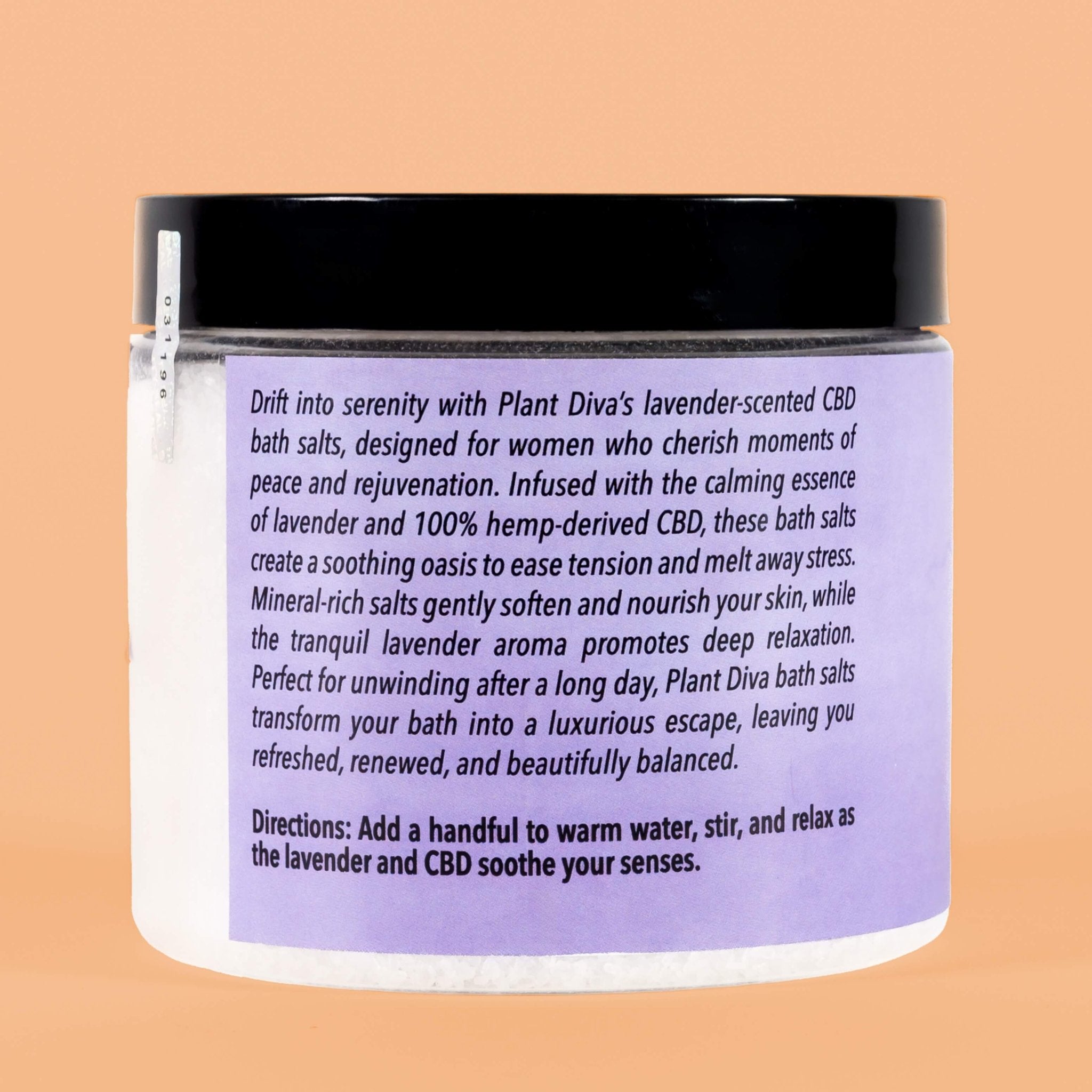 CBD Bath Salts 130mg - Lavender