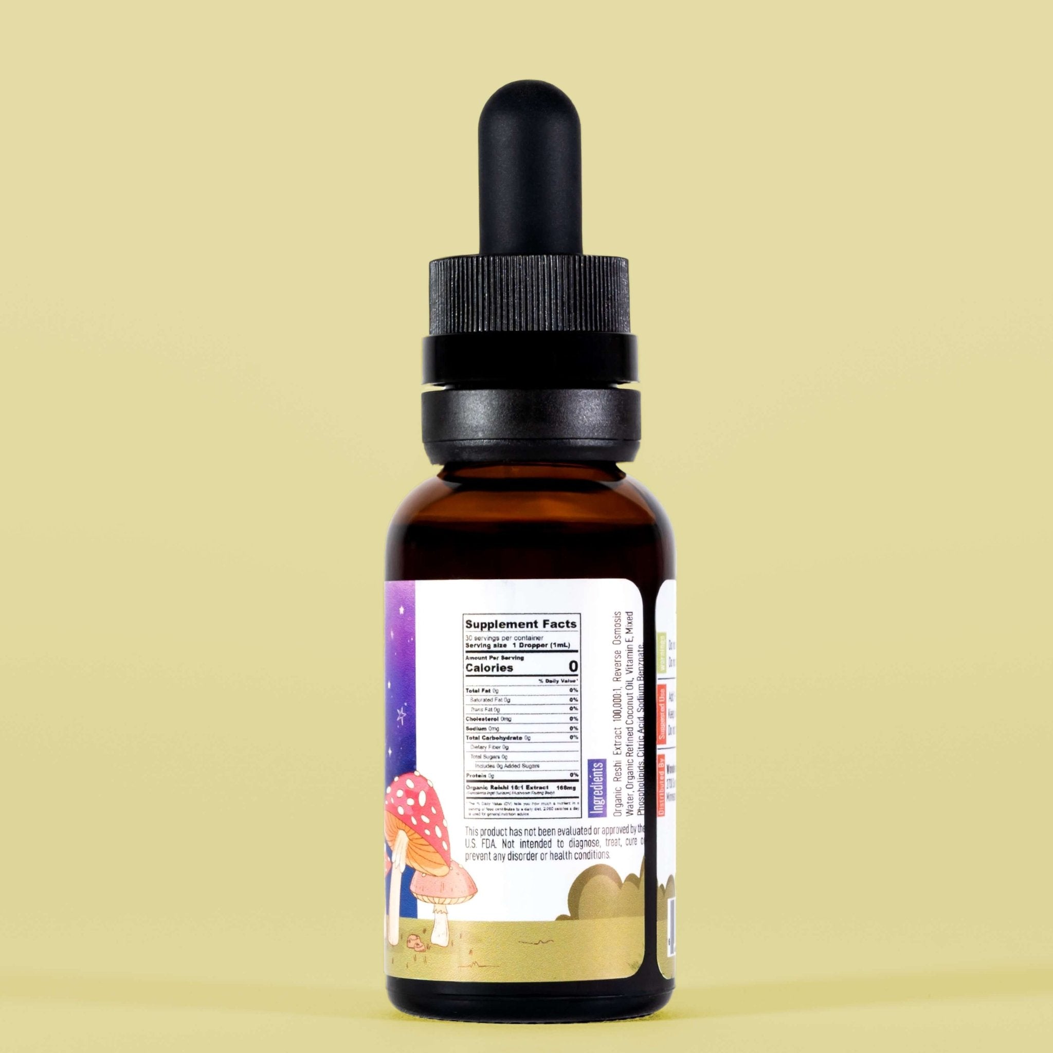 Reishi Mushroom Tincture D-Stress - 5000MG | Drink Mixer