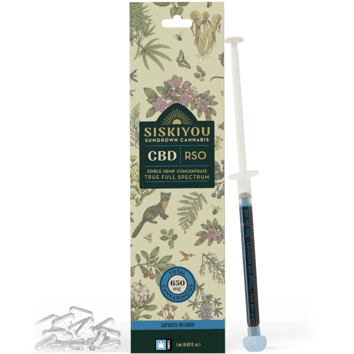 CBD RSO Oil 650mg/1ml