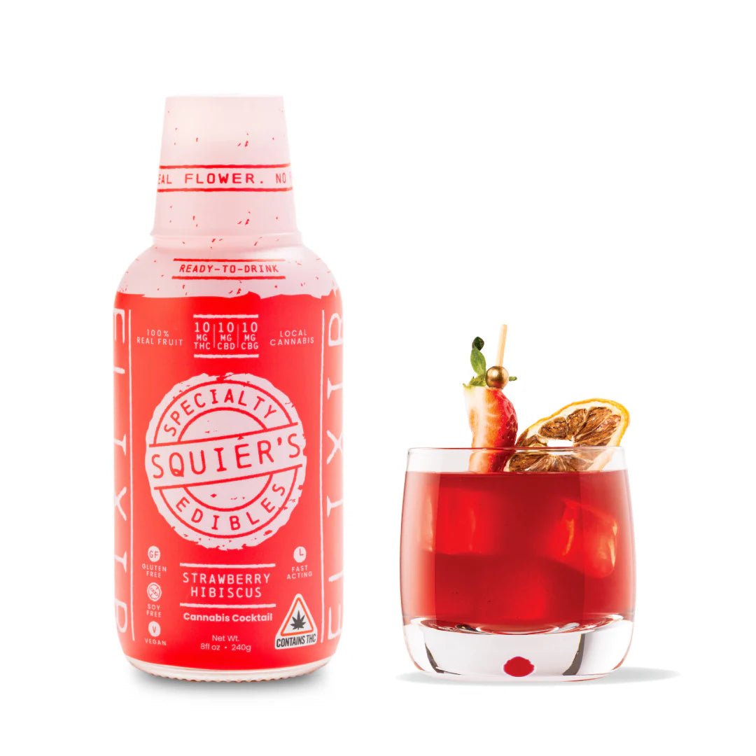 Cannabis Cocktail - Strawberry Hibiscus