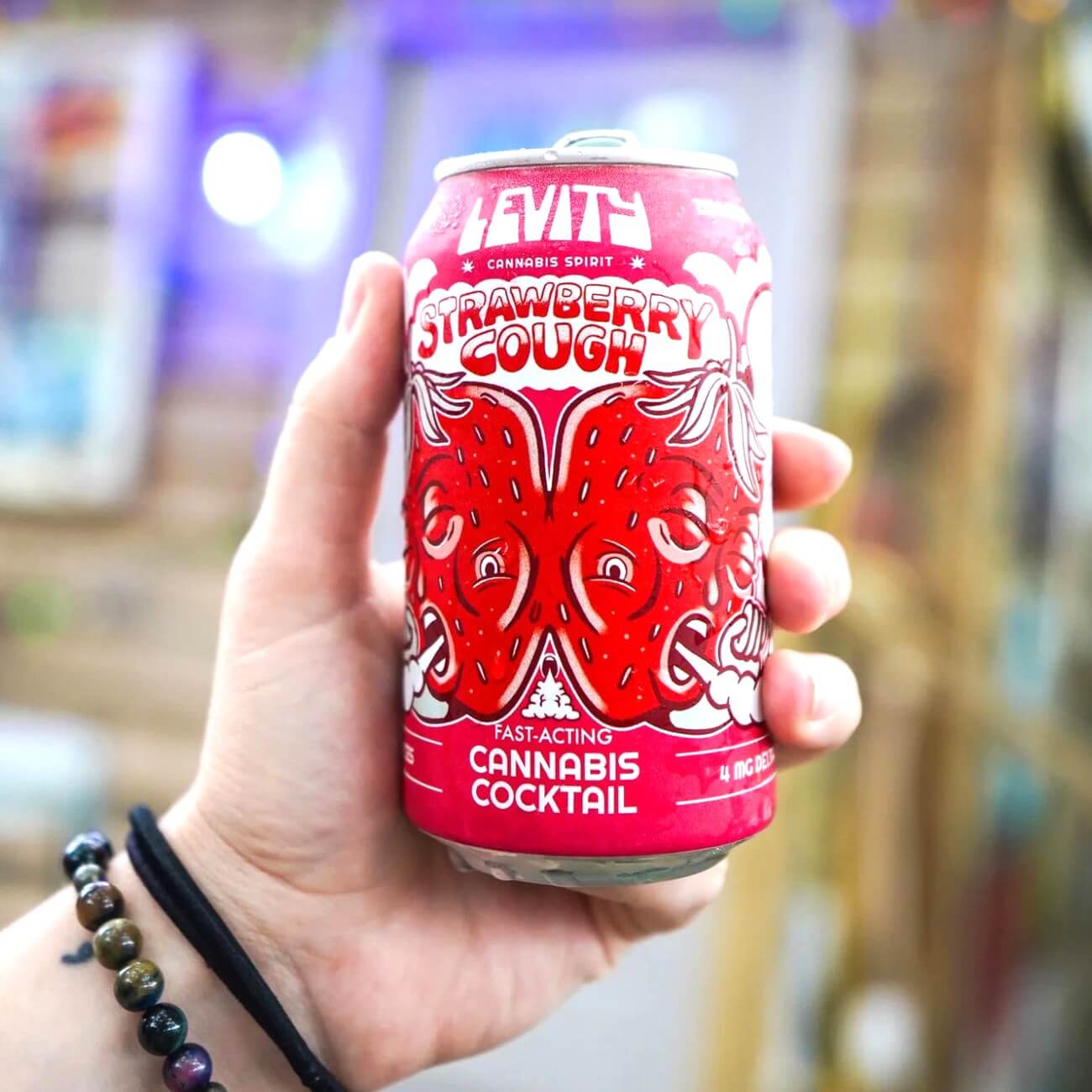 Strawberry Cough – Sugar-Free Strawberry Daiquiri (4mg THC) | 4-Pack