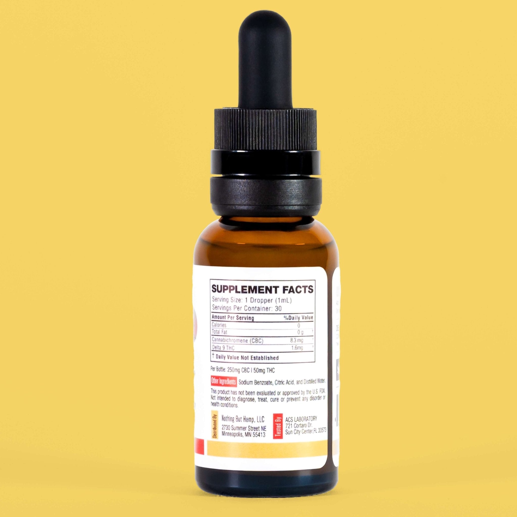 300mg THC & CBC Tincture for Active | Beverage Enhancer