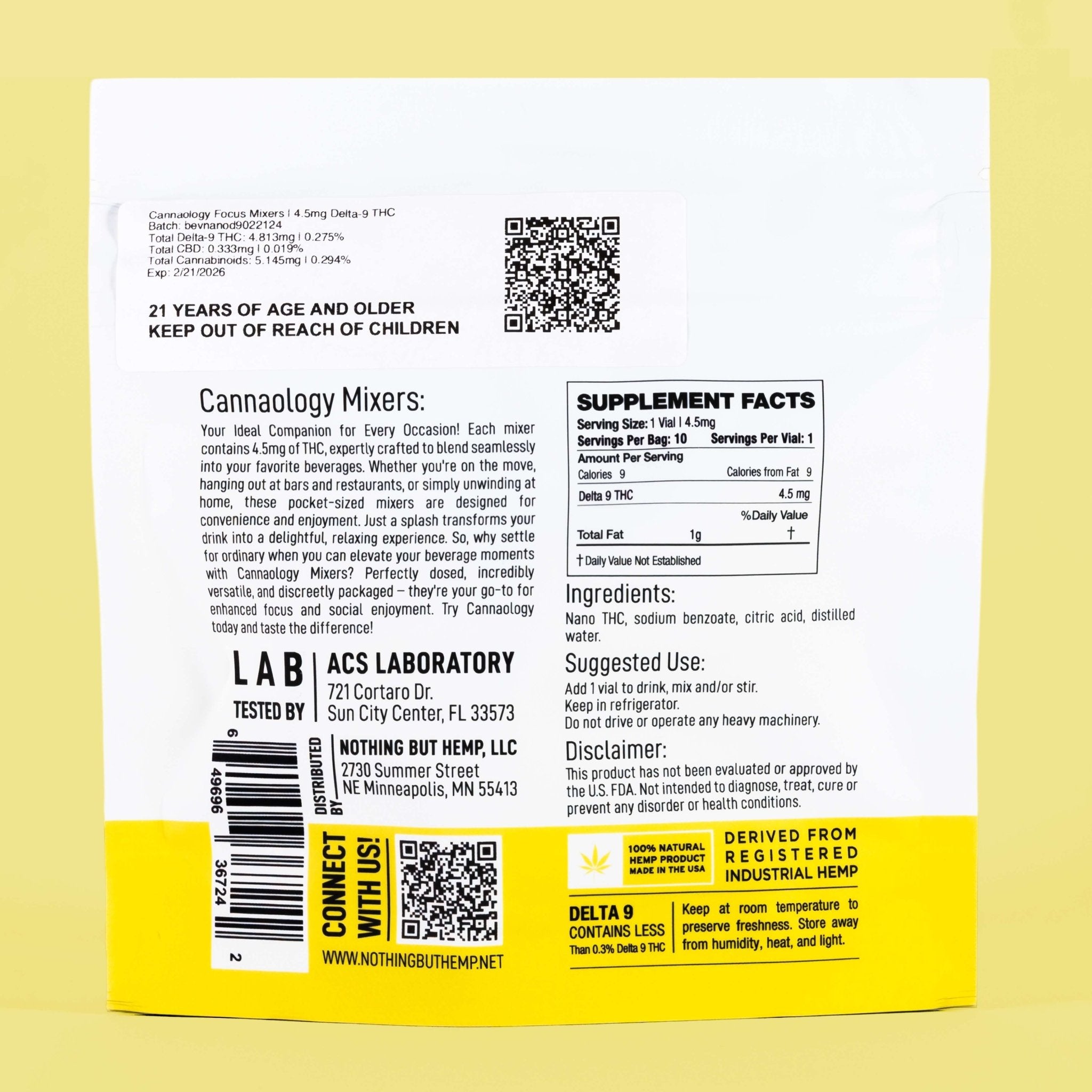 THC Drink Enhancers - Focus