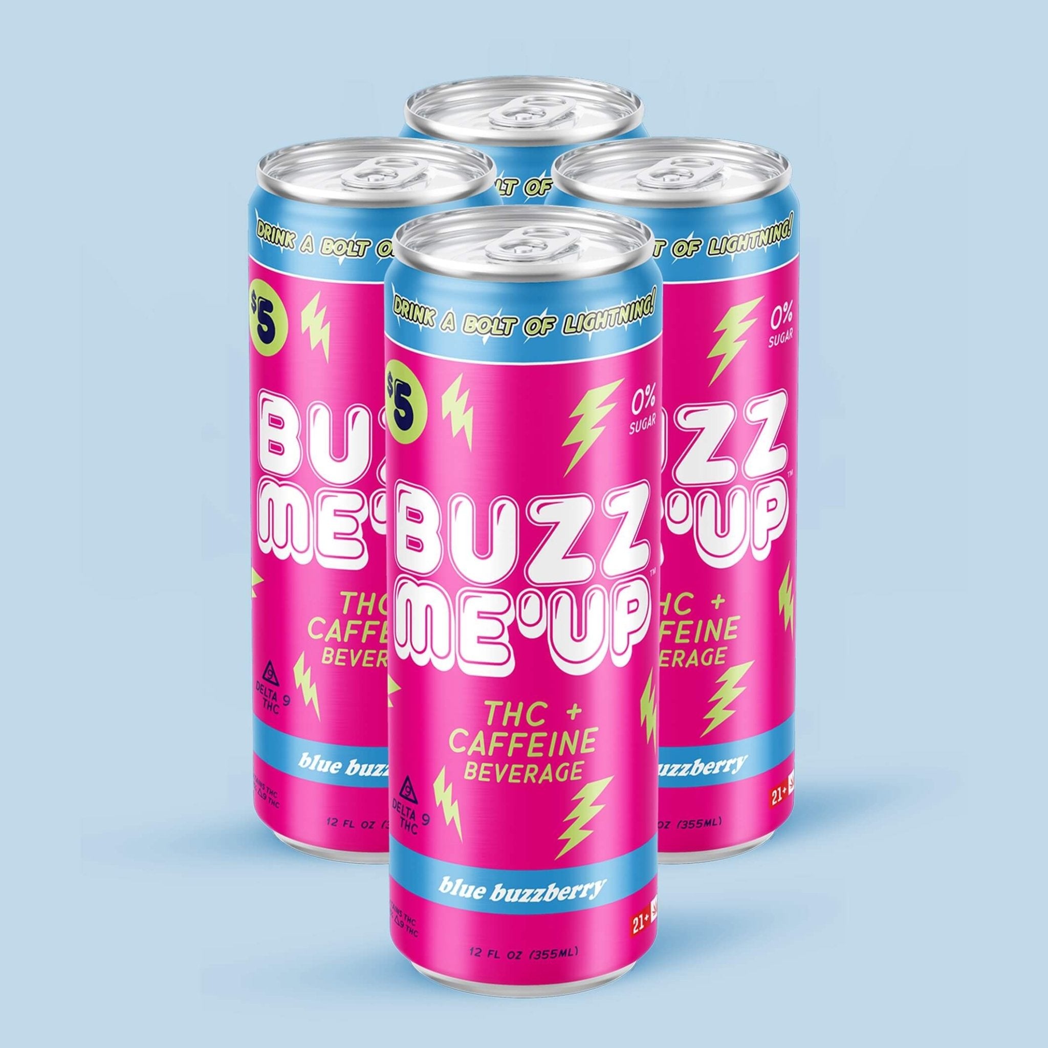 THC Infused Energy Drink- 5mg Buzz Me’Up