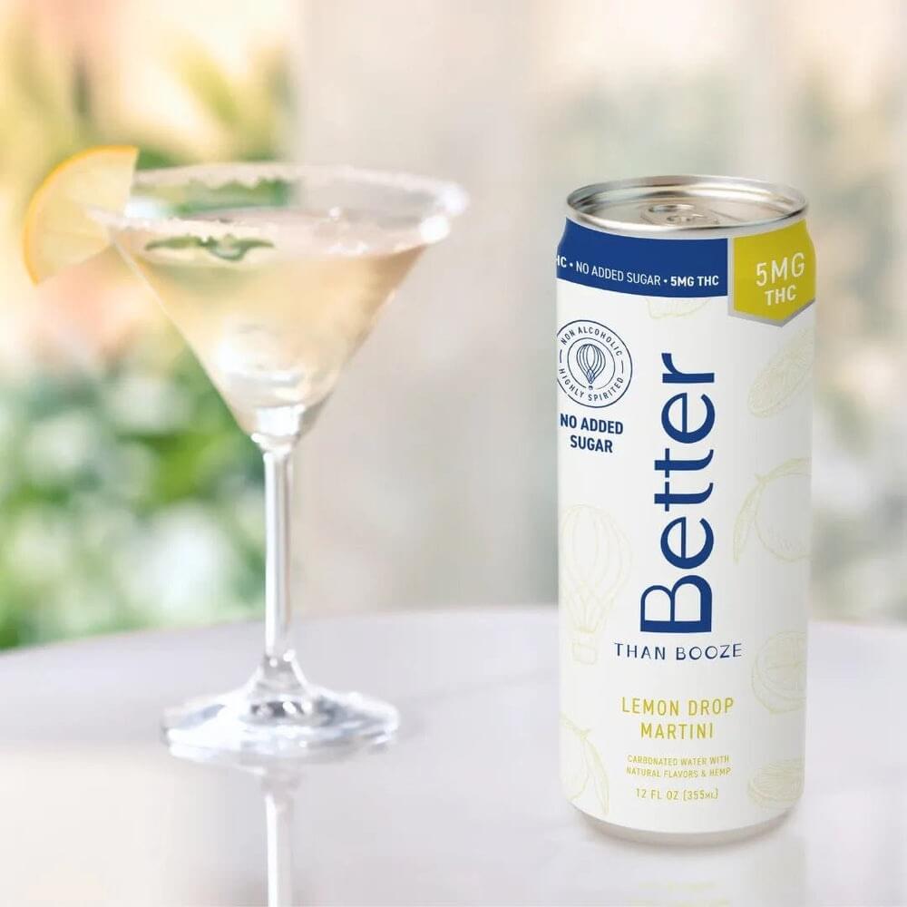 THC + No Sugar Added Lemon Drop Martini (4-pack)
