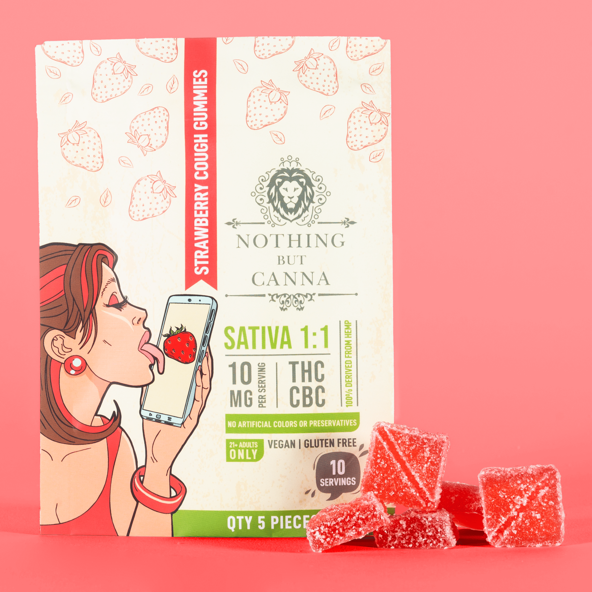 【sativa】Strawberry Cough 1ml CBD 04 Strawberry Cough | Delta 8 THC Vape Cartridge