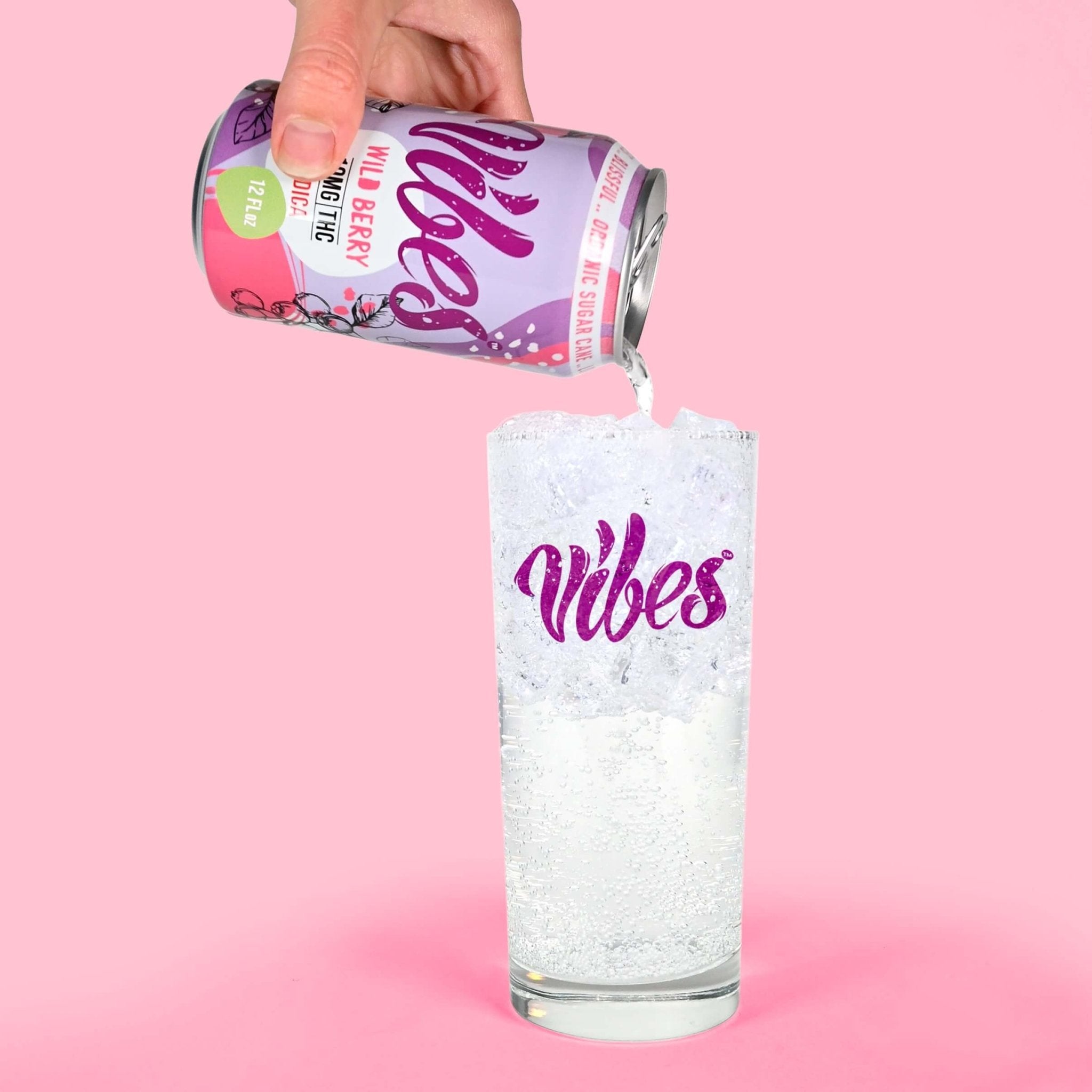 Vibes™ Wild Berry Mellow | THC + CBD Cooler | 4 Pack