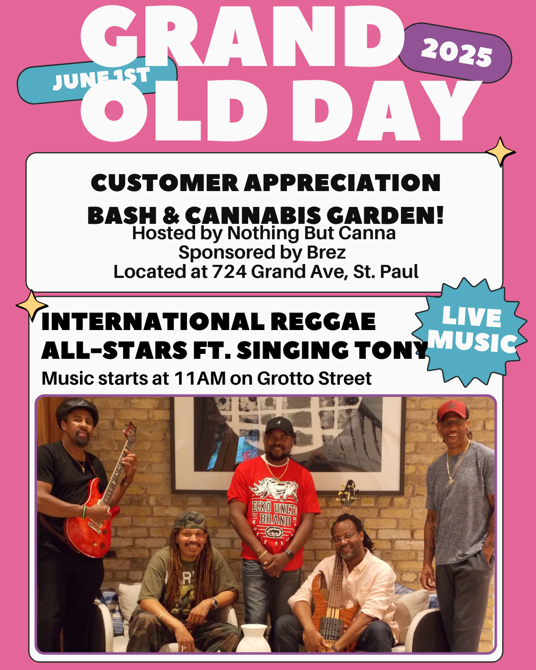 Nothing But Hemp Makes History at Grand Old Days with THC Beverages, Reggae Rhythms & Cannabis Culture