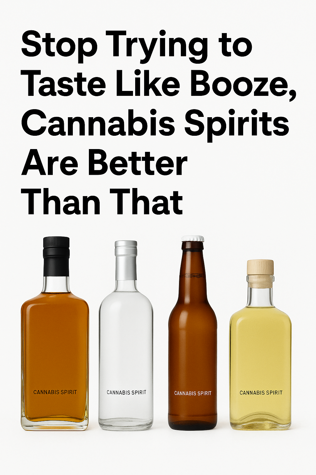 Stop Trying to Taste Like Booze, Cannabis Spirits Are Better Than That