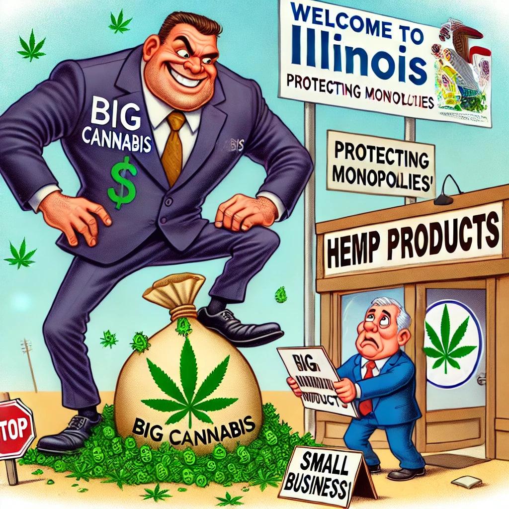 Illinois HB4293: How Big Cannabis is Trying to Stomp Out Hemp (and Why It’s Ridiculous)