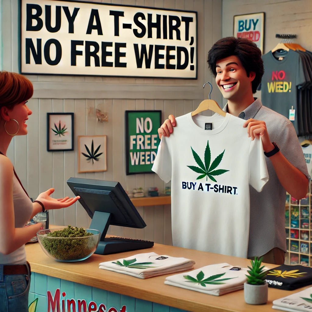 Buy a T-Shirt, Get Free Weed?" Minnesota Regulators Say: Hold Your Horses, That’s Not How This Works!