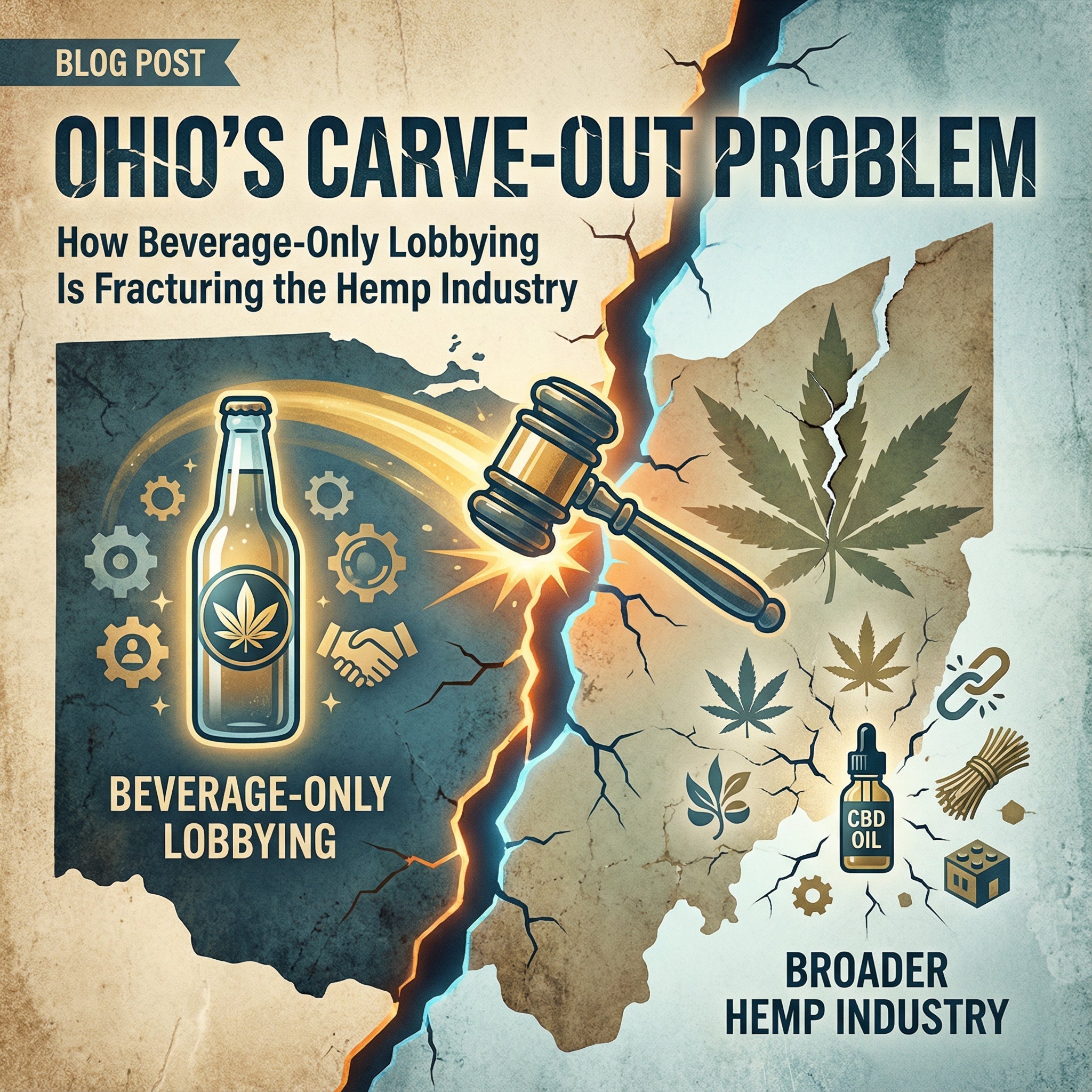 Ohio’s Carve-Out Problem: How Beverage-Only Lobbying Is Fracturing the Hemp Industry