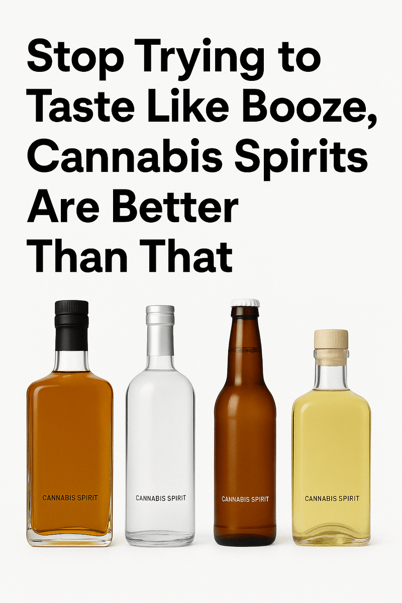 Stop Trying to Taste Like Booze, Cannabis Spirits Are Better Than That