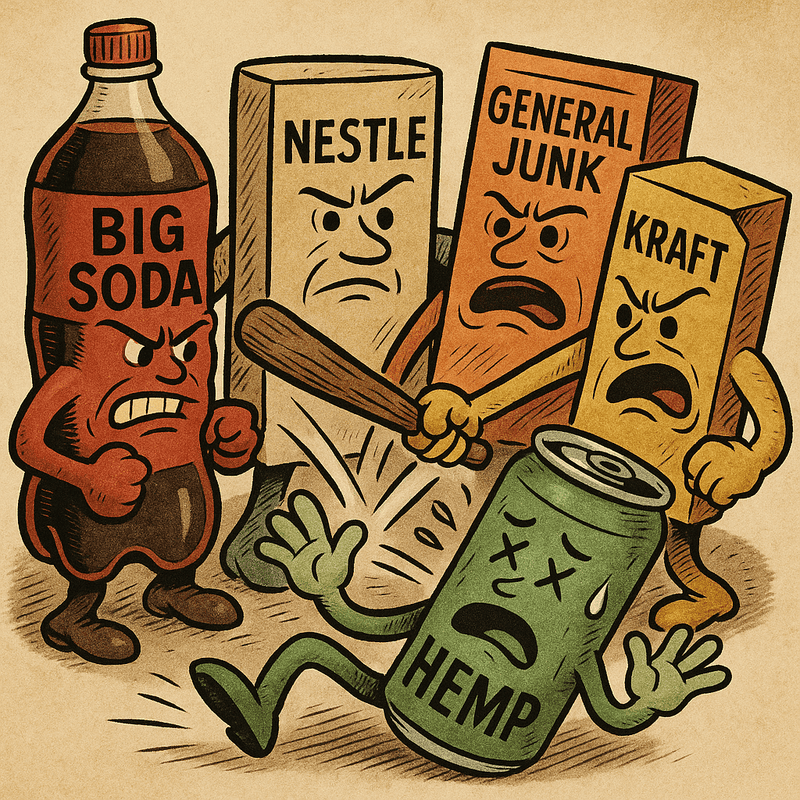 Sugar, Cancer & Hypocrisy: When Junk Food Corporations Attack Hemp