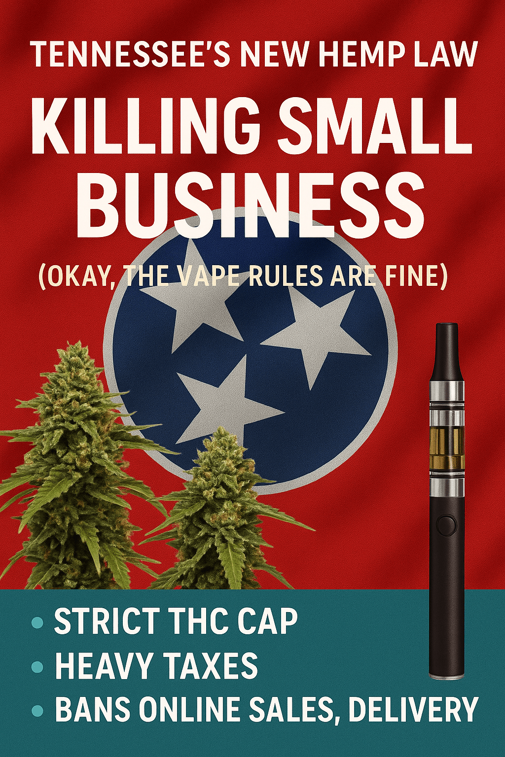 Tennessee’s New Hemp Law: Killing Small Business One Rule at a Time (But Hey, We’re Fine with the Vape Stuff)