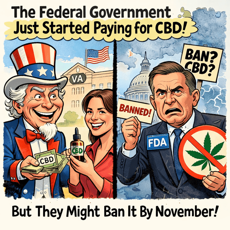 The Federal Government Just Started Paying for CBD. It Might Also Ban It by November.