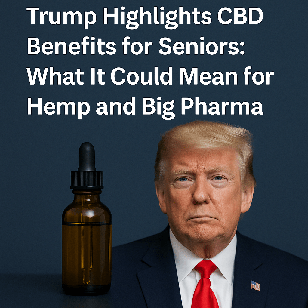 Trump Highlights CBD Benefits for Seniors: What It Could Mean for Hemp and Big Pharma