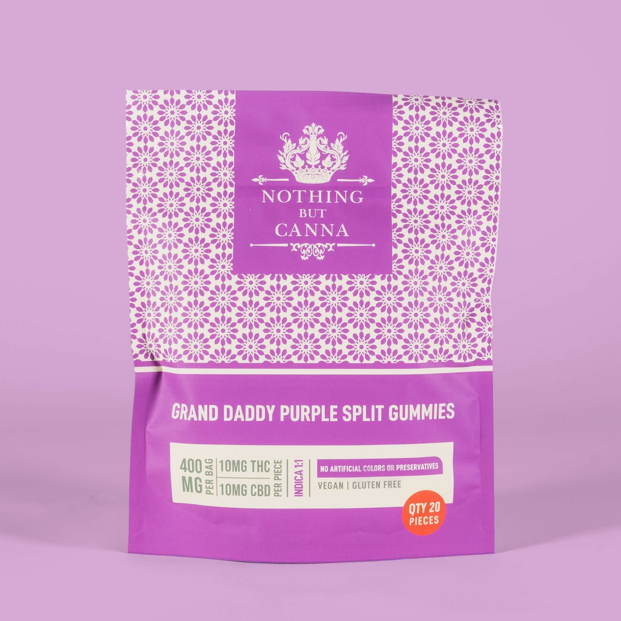 400mg THC & CBD Gummies - Grand Daddy Purples