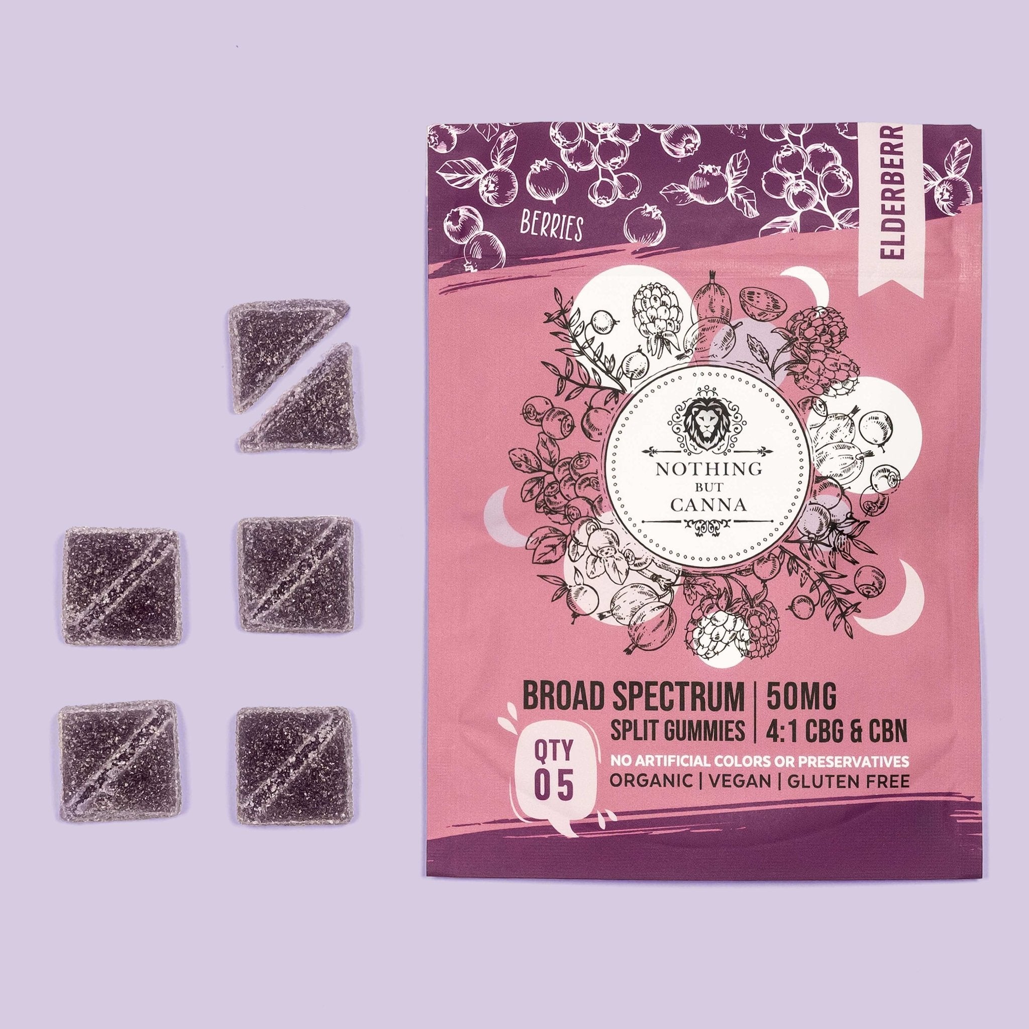 4:1 CBG & CBN | Broad Spectrum Split Gummies | New Sleep Formula
