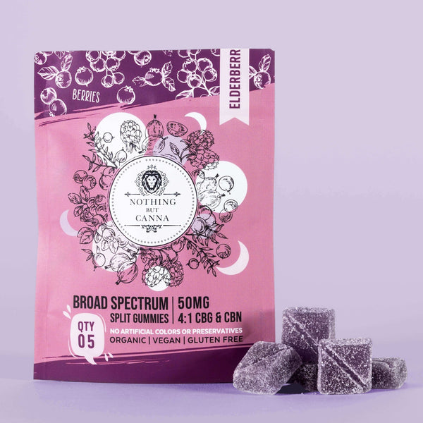 Calm Gummies 4:1 CBG & CBN | Broad Spectrum CBD Split Gummies