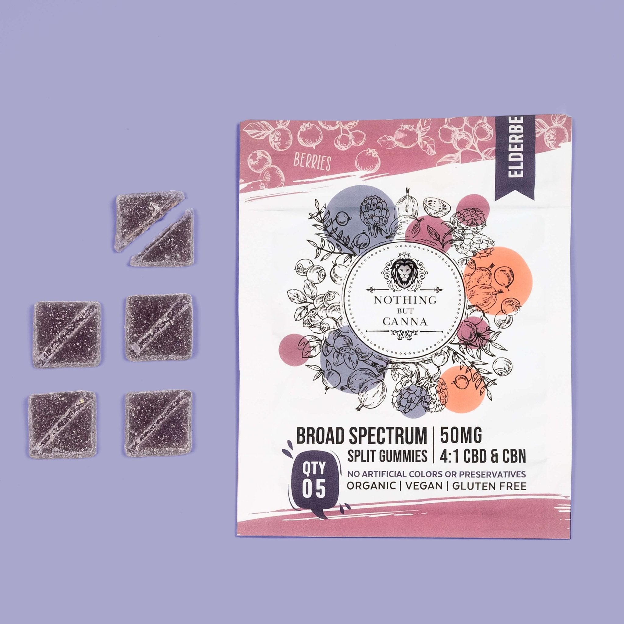 4:1 CBN & CBD | Broad Spectrum Split Gummies | New Sleep Formula