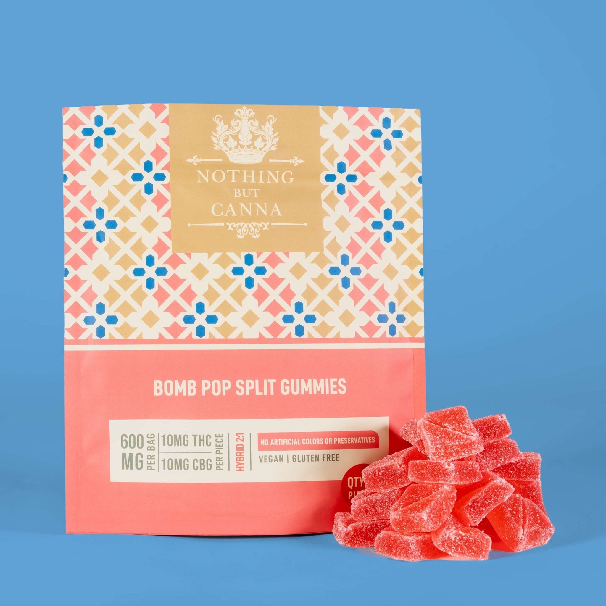 600mg CBG+THC Gummies | Hybrid Bomb Pop | 20 Packs