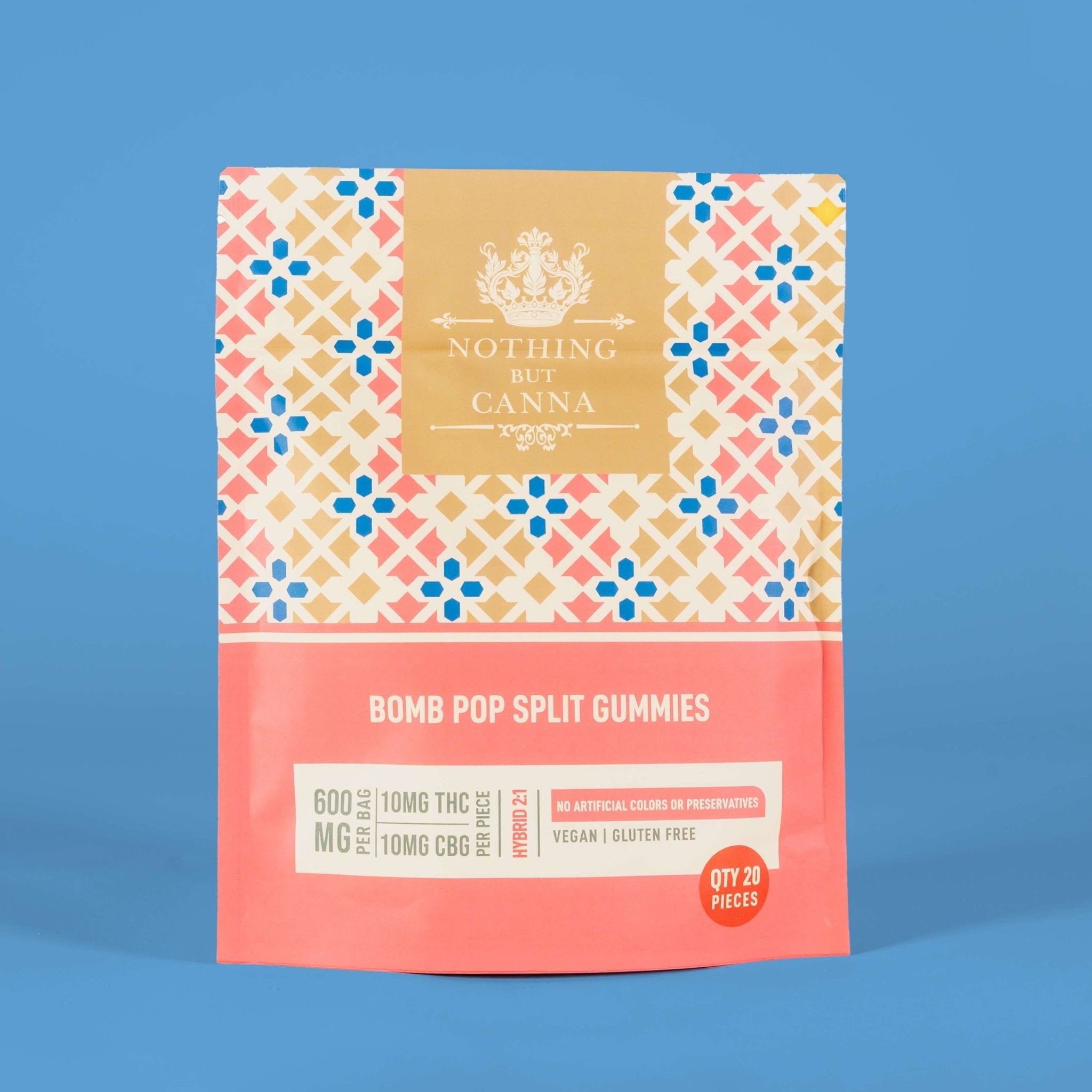 600mg CBG+THC Gummies | Hybrid Bomb Pop | 20 Packs