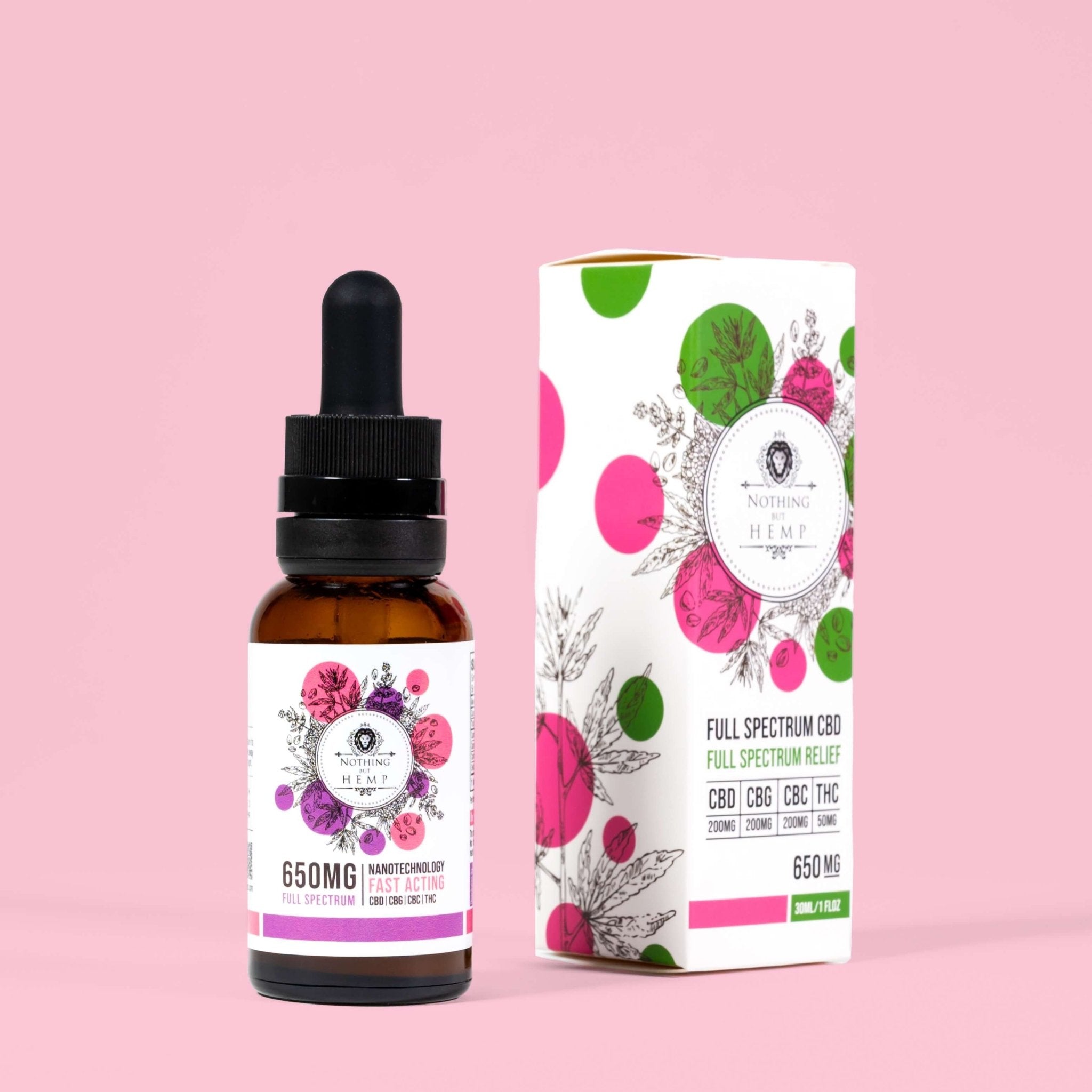 650mg Full Spectrum CBD Tincture | Beverage Enhancer