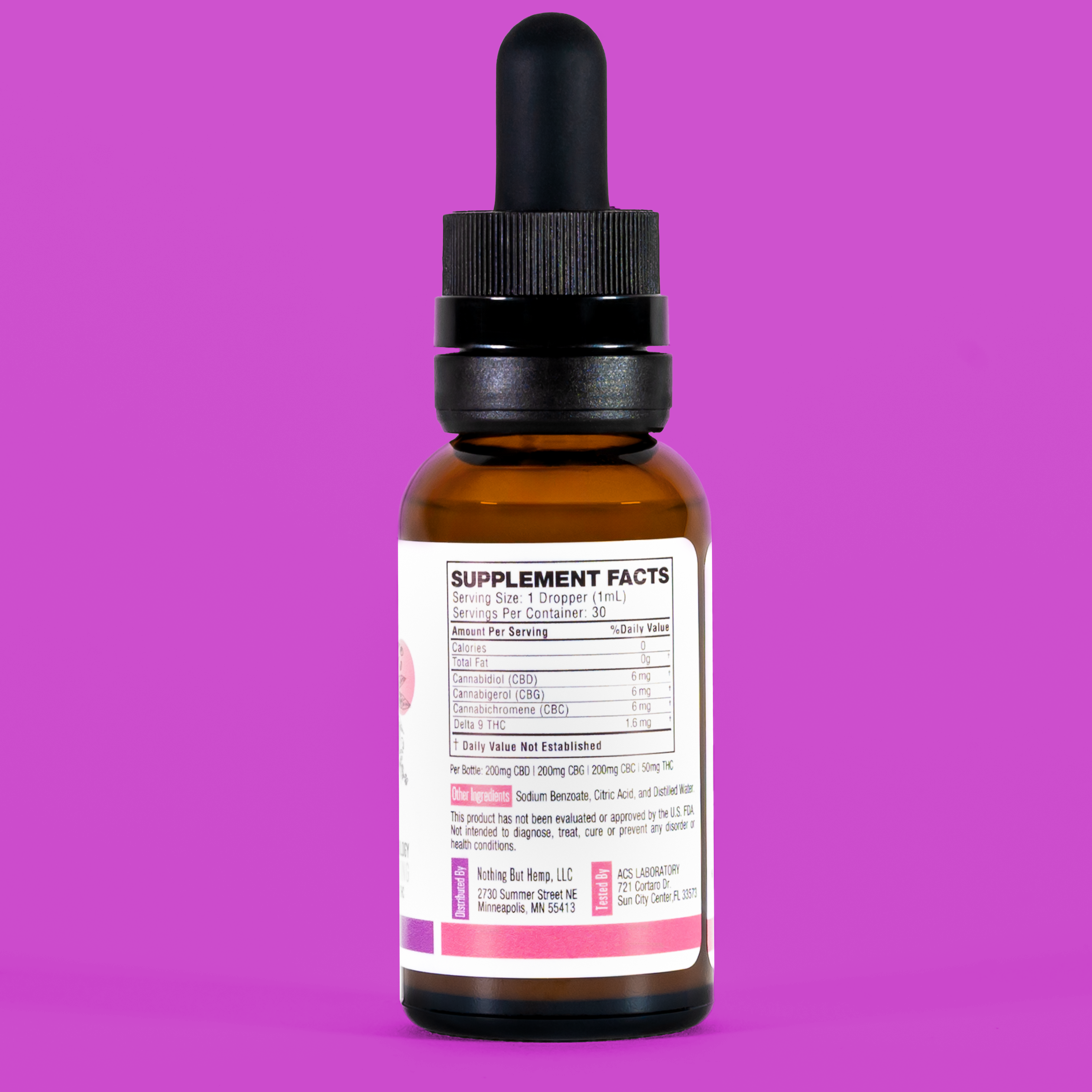Full Spectrum CBD Tincture 650mg | Beverage Enhancer